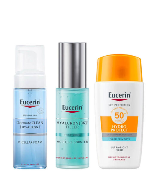 Eucerin day hydrating routine